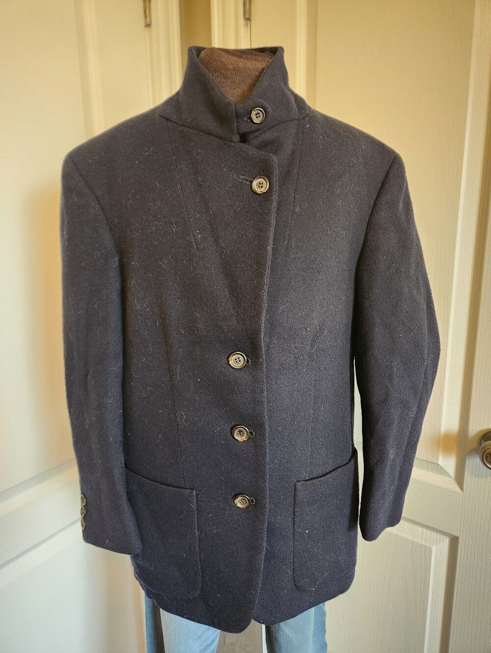 Vintage Women's LL Bean Wool Blazer/Jacket Size 4 Pet - Picture 2 of 12